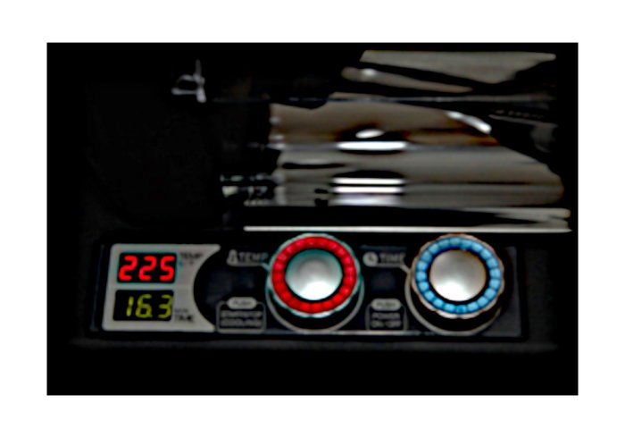 Gene coffee roaster control panel