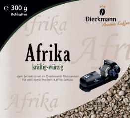 Afrika Rohkaffee - kräftig und würzig