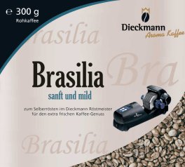 Brasil Rohkaffee - sanft und mild