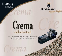 Crema Rohkaffee - cremig und mild